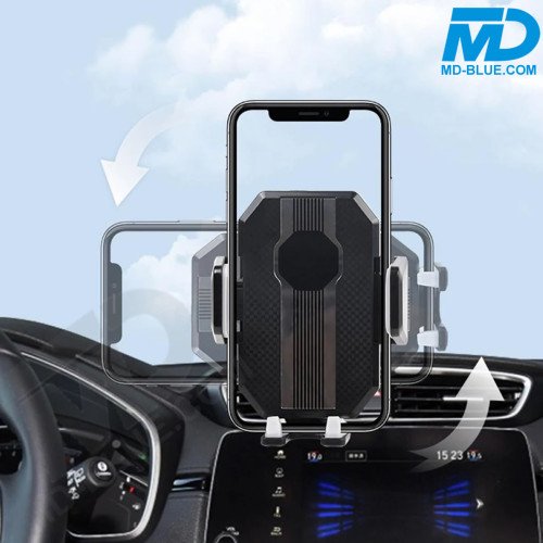 MDblue Telefoonhouder Auto – Verstelbare Arm (30 cm), Sterke Zuignap & 360° Draaibaar