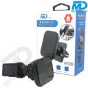 Universele magnetische auto telefoonhouder voor ventilatierooster - Zwart