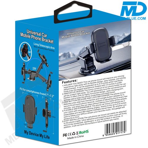 Telefoonhouder Auto Universeel met zuignap voor raam of dashboard