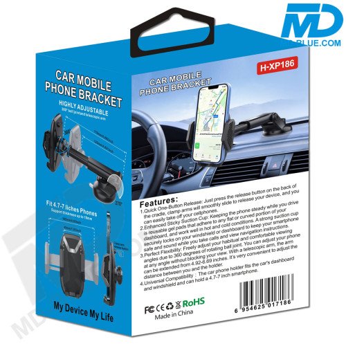 Telefoonhouder Auto Universeel met zuignap voor raam of dashboard