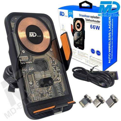 Telefoonhouder Auto - Draadloze oplader - voor ventilatierosster