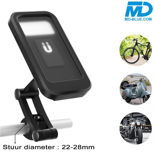 Telefoonhouder Fiets / Motor / Scooter Universeel waterdicht Telefoonhouder Fiets / Motor / Scooter Universeel waterdicht