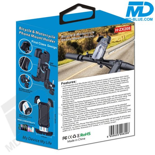 Telefoonhouder Fiets / Motor / Scooter Universeel