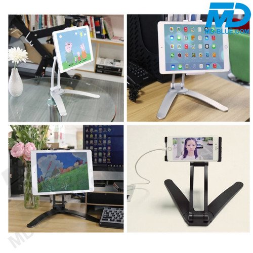 MDblue Telefoonhouder - Standaard  - voor thuis of op kantoor - Wit