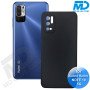 Xiaomi Redmi Note 10 (5G)  - Telefoonhoesje - Achterkantje - Siliconen - Zwart