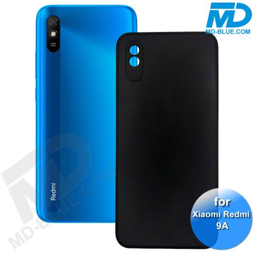 Xiaomi Redmi 9A - Telefoonhoesje - Achterkantje - Siliconen - Zwart Xiaomi Redmi 9A - Telefoonhoesje - Achterkantje - Siliconen - Zwart