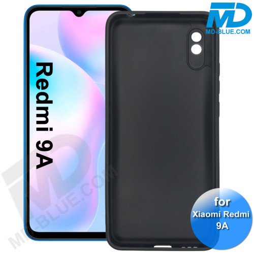 Xiaomi Redmi 9A - Telefoonhoesje - Achterkantje - Siliconen - Zwart Xiaomi Redmi 9A - Telefoonhoesje - Achterkantje - Siliconen - Zwart