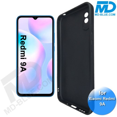 Xiaomi Redmi 9A - Telefoonhoesje - Achterkantje - Siliconen - Zwart Xiaomi Redmi 9A - Telefoonhoesje - Achterkantje - Siliconen - Zwart