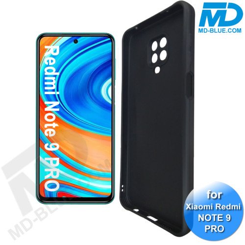 Xiaomi Redmi Note 9 PRO - Telefoonhoesje - Achterkantje - Siliconen - Zwart Xiaomi Redmi Note 9 PRO - Telefoonhoesje - Achterkantje - Siliconen - Zwart