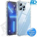 iPhone 15 Pro Max  - Premium  Antishock Case - Transparant