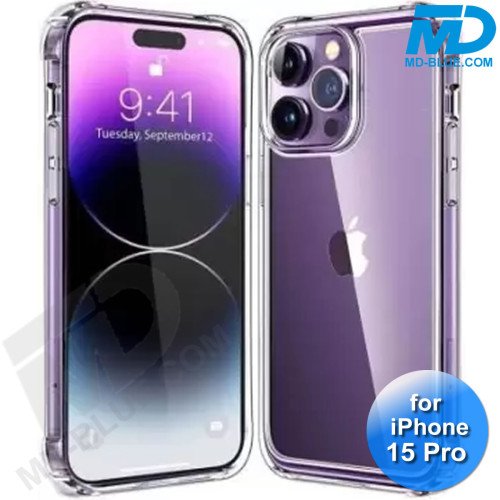iPhone 15 Pro - Telefoonhoesje - Gorilla Antishock Case - Transparant