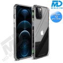 iPhone 12 Pro Max - Telefoonhoesje - Achterkantje - Siliconen - Antishock - Transparant