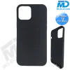 iPhone 12 Pro Max - Telefoonhoesje - Achterkantje - Siliconen - Zwart