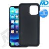 iPhone 12 Pro Max - Telefoonhoesje - Achterkantje - Siliconen - Zwart