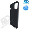 iPhone 12 Pro Max - Telefoonhoesje - Achterkantje - Siliconen - Zwart