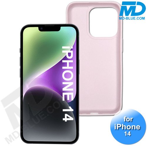 iPhone 14 Telefoon Hoesje - Siliconen - Achterkantje - Roze iPhone 14 Telefoon Hoesje - Siliconen - Achterkantje - Roze