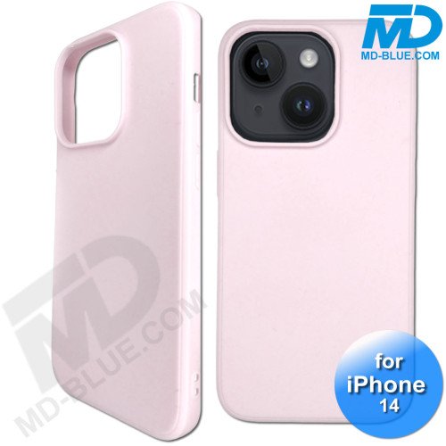 iPhone 14 Telefoon Hoesje - Siliconen - Achterkantje - Roze iPhone 14 Telefoon Hoesje - Siliconen - Achterkantje - Roze