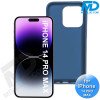 iPhone 14 Pro Max  Telefoon Hoesje - Siliconen - Achterkantje - Donker Blauw