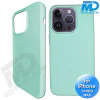 iPhone 14 Pro Max Telefoonhoesje - Siliconen - Achterkantje - Mint Groen