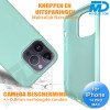 iPhone 14 Pro Max Telefoonhoesje - Siliconen - Achterkantje - Mint Groen