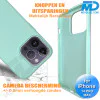 iPhone 14 Pro Max Telefoonhoesje - Siliconen - Achterkantje - Mint Groen