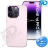 iPhone 14 Pro Max  Telefoon Hoesje - Siliconen - Achterkantje - Roze