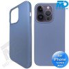 iPhone 14 Pro Max  Telefoon Hoesje - Siliconen - Achterkantje - Staal Blauw