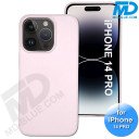 iPhone 14 Pro- Telefoonhoesje - Siliconen - Achterkantje - Roze