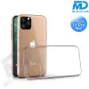 iPhone 11 Pro Max - Telefoonhoesje - Achterkantje - Siliconen - Transparant iPhone 11 Pro Max - Telefoonhoesje - Achterkantje - Siliconen - Transparant