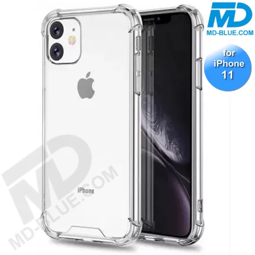 iPhone 11 Telefoonhoesje - Back Cover - Antishock - Transparant