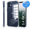 iPhone 12 Mini - Telefoonhoesje - Achterkantje - Siliconen - Antishock - Transparant