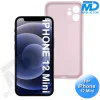 iPhone 12 Mini - Telefoon Hoesje - Siliconen - Achterkantje - Roze