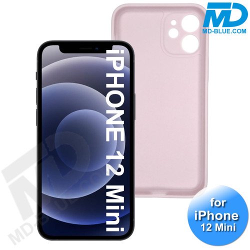 iPhone 12 Mini - Telefoon Hoesje - Siliconen - Achterkantje - Roze iPhone 12 Mini - Telefoon Hoesje - Siliconen - Achterkantje - Roze