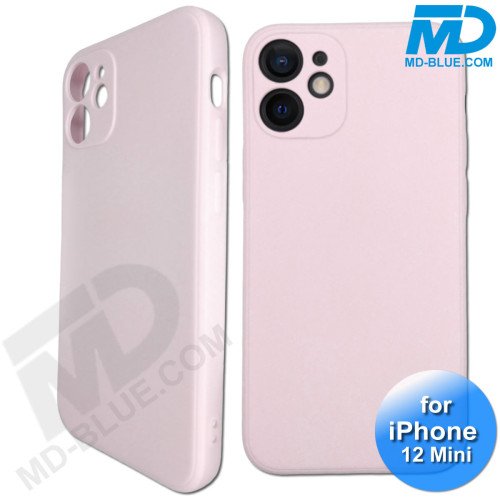 iPhone 12 Mini - Telefoon Hoesje - Siliconen - Achterkantje - Roze iPhone 12 Mini - Telefoon Hoesje - Siliconen - Achterkantje - Roze