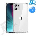 iPhone 12 - Telefoonhoesje - Achterkantje - Siliconen - Antishock - Transparant