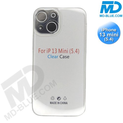 iPhone 13 Mini - Telefoonhoesje - Achterkantje - Siliconen - Transparant