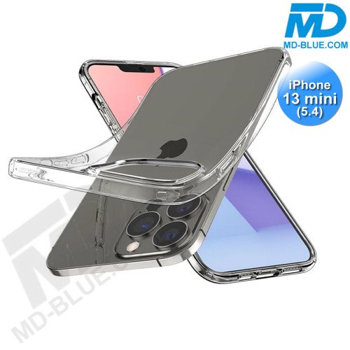 iPhone 13 Mini - Telefoonhoesje - Achterkantje - Siliconen - Transparant