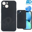 iPhone 13 Mini - Telefoonhoesje - Achterkantje - Siliconen - Zwart