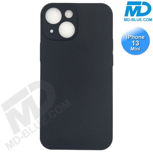 iPhone 13 Mini - Telefoonhoesje - Achterkantje - Siliconen - Zwart