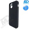 iPhone 13 Mini - Telefoonhoesje - Achterkantje - Siliconen - Zwart