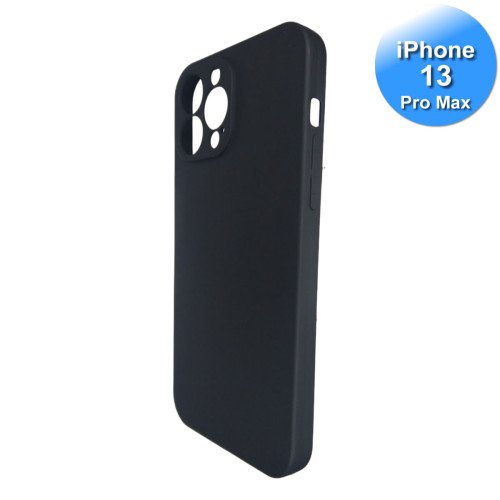 iPhone 13 Pro Max Telefoon Hoesje Siliconen Zwart