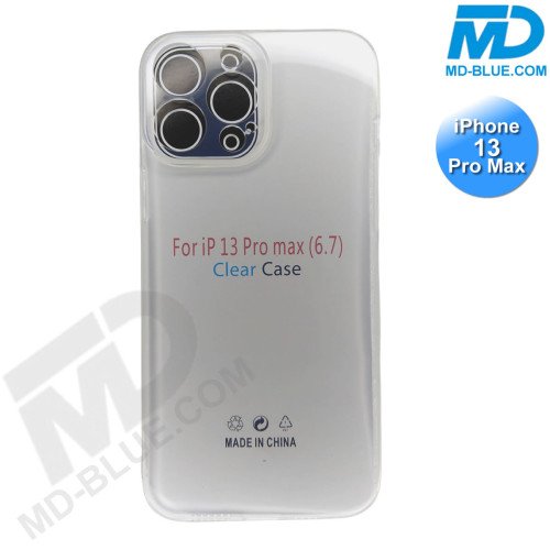 iPhone 13 Pro Max - Telefoonhoesje - Achterkantje - Siliconen - Transparant