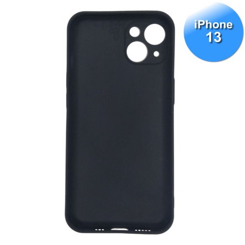 iPhone 13 Telefoon Hoesje Siliconen Zwart