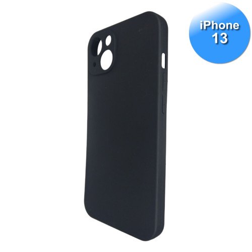 iPhone 13 Telefoon Hoesje Siliconen Zwart