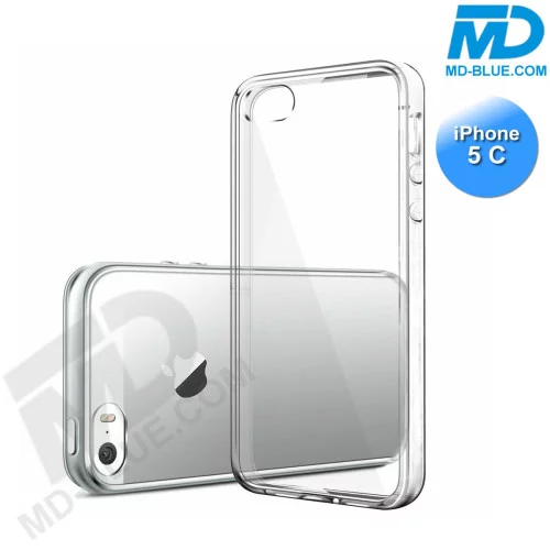 iPhone 5c - Telefoonhoesje - Achterkantje - Siliconen - Transparant