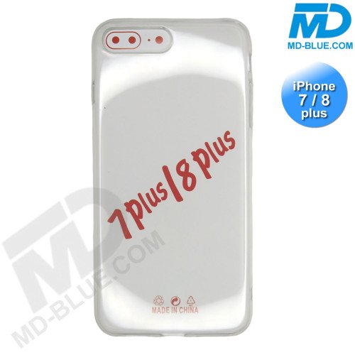 iPhone 7 / 8 Plus - Telefoonhoesje - Achterkantje - Siliconen - Transparant iPhone 7 / 8 Plus - Telefoonhoesje - Achterkantje - Siliconen - Transparant