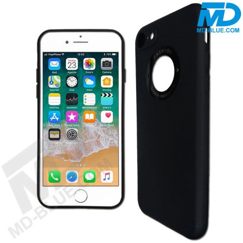 iPhone 7 - Telefoonhoesje - Back Cover - Zwart