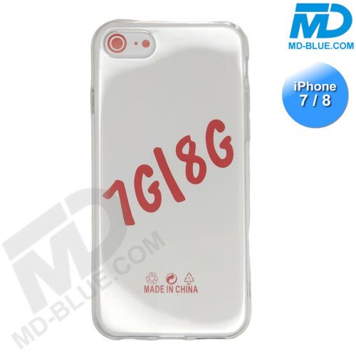iPhone 7 - iPhone 8 - Telefoonhoesje - Achterkantje - Siliconen - Transparant iPhone 7 - iPhone 8 - Telefoonhoesje - Achterkantje - Siliconen - Transparant