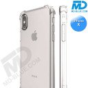 iPhone X / Xs - Telefoonhoesje - Achterkantje - Siliconen - Antishock - Transparant