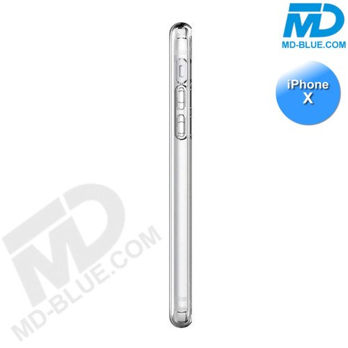 iPhone X - Telefoonhoesje - Achterkantje - Siliconen - Transparant